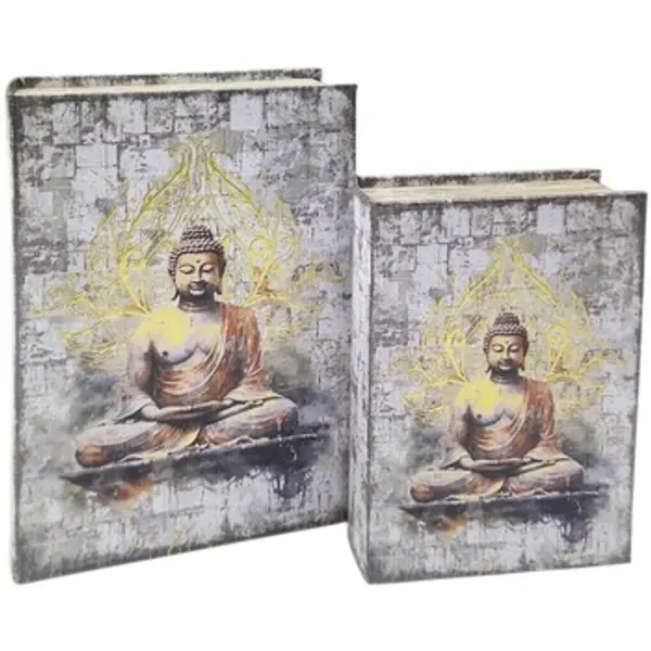 Signes Grimalt Signes Grimalt  Košare i kutije Buddha Book Box 2U  Signes Grimalt