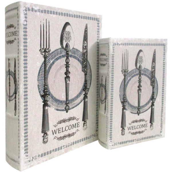 Signes Grimalt Signes Grimalt  Košare i kutije Kutije Knjiga Kuhinja 2U  Signes Grimalt