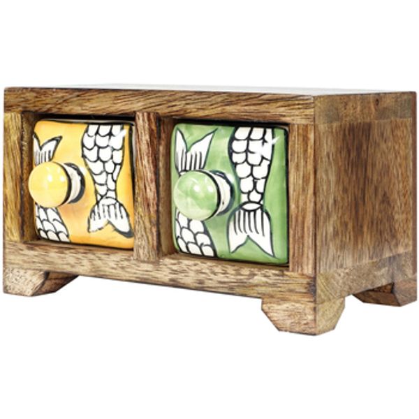 Signes Grimalt Signes Grimalt  Košare i kutije Stalak Za Začine S 2 Ladice  Signes Grimalt