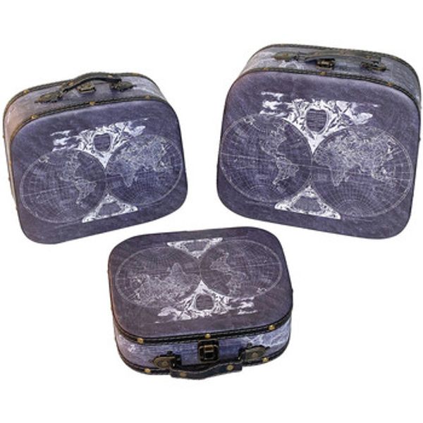 Signes Grimalt Signes Grimalt  Košare i kutije Vintage Kutije Svjetske 3 Jedinice  Signes Grimalt