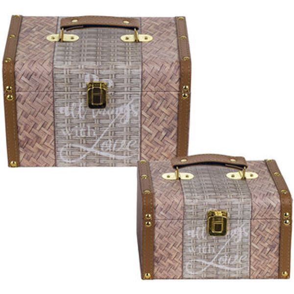 Signes Grimalt Signes Grimalt  Košare i kutije Vintage Kutije Za Pohranu 2 Jedinice  Signes Grimalt