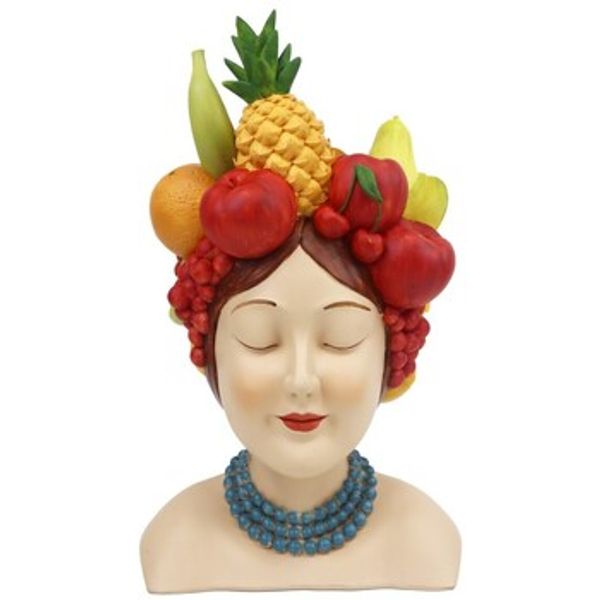 Signes Grimalt Signes Grimalt  Vaze i tegle Teglica Za Cvijeće Sa Ženskom Glavom  Signes Grimalt