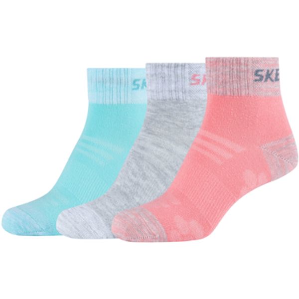 Skechers Skechers  Čarape 3PPK Wm Mesh Ventilation Quarter Socks  Skechers