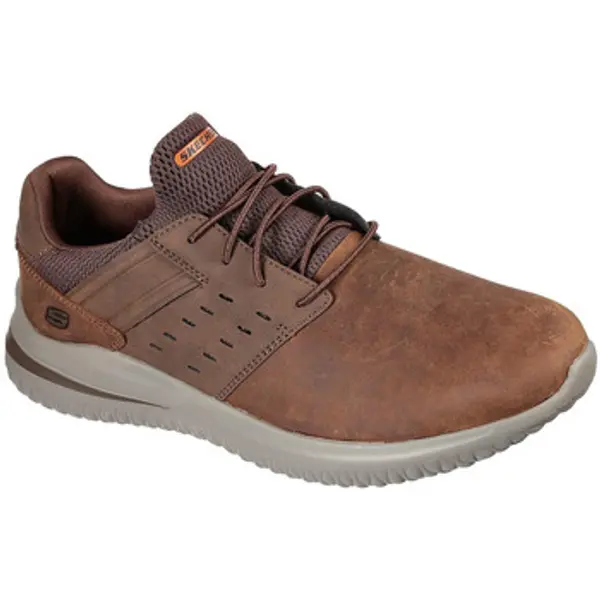 Skechers Skechers  Modne tenisice Baskets  Goga Mat Arch Cuir/Synthétique marron foncé  Skechers
