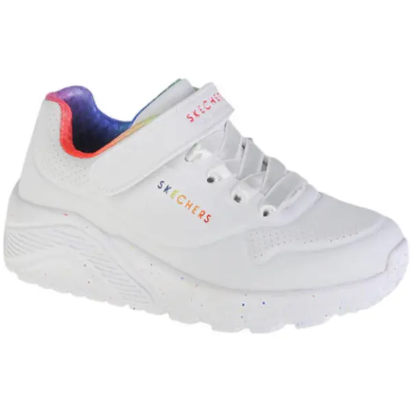 Skechers Skechers  Modne tenisice Baskets  Uno Lite Rainbospecks blanc / multi  Skechers