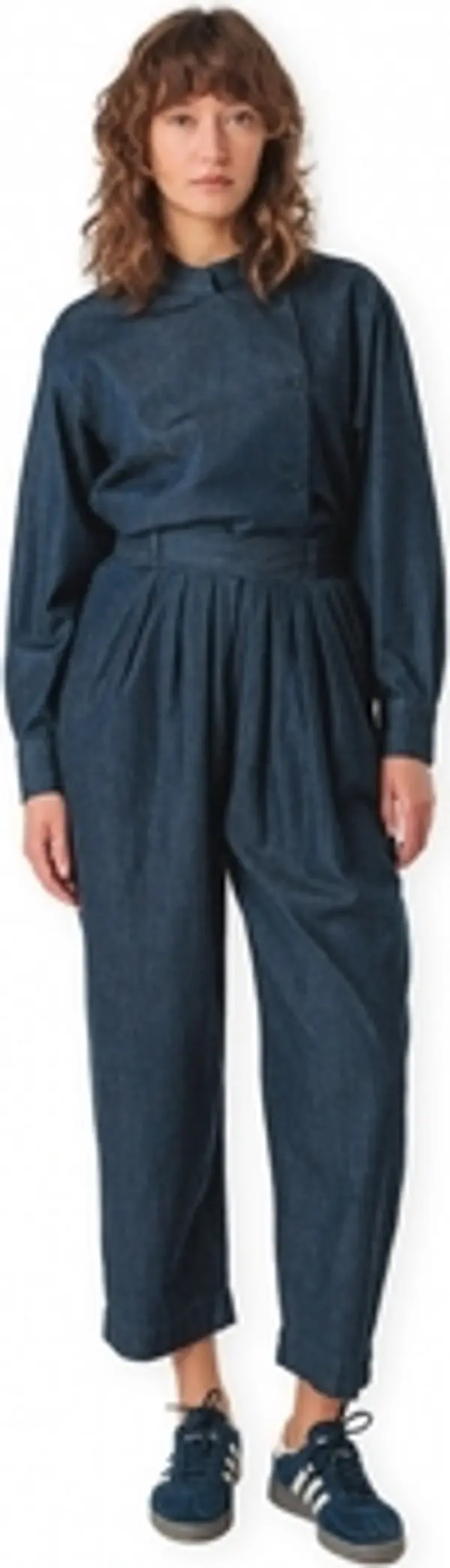 Skfk Skfk  Kombinezoni i tregerice Trousers Amatza-Gots - Raw Denim  Skfk