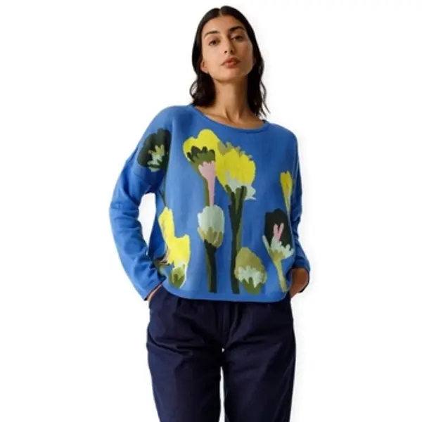 Skfk Skfk  Puloveri Sweat Aiare-Gots - Blue  Skfk