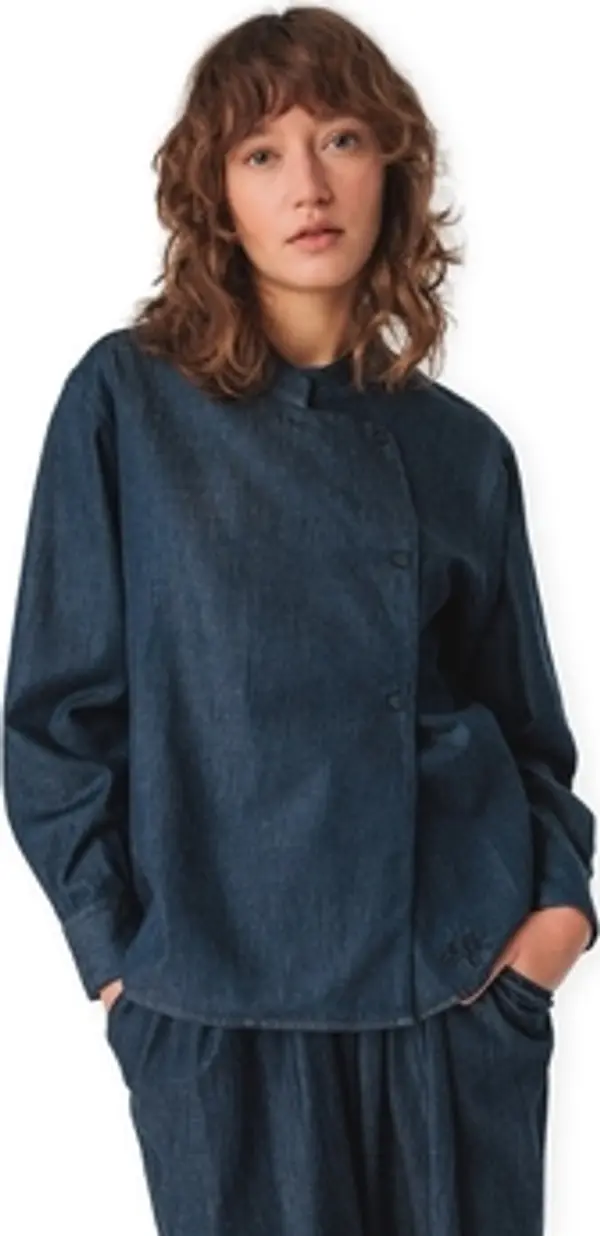 Skfk Skfk  Topovi i bluze Shirt Lantz-Gots - Raw Denim  Skfk