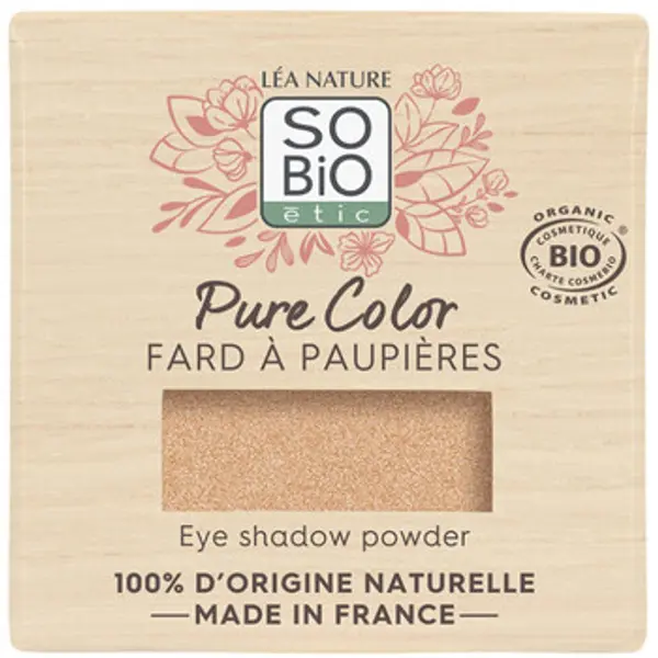 Sobioetic Sobioetic  Sjenila za oči i baze za sjenila Pure Color Organic Eyeshadow - 01 Beige Lumière  Sobioetic