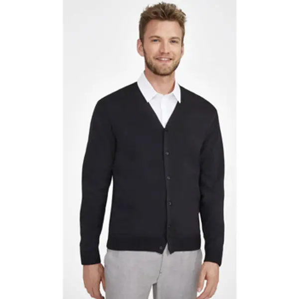 Sols Sols  Veste i kardigani ZLATNI ELEGANTNI MUKI PLETENI KARDIGAN - V-IZREZ  Sols