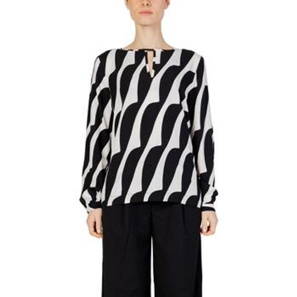 Street One Street One  Topovi i bluze Printed roundneck blouse w tea 344437  Street One