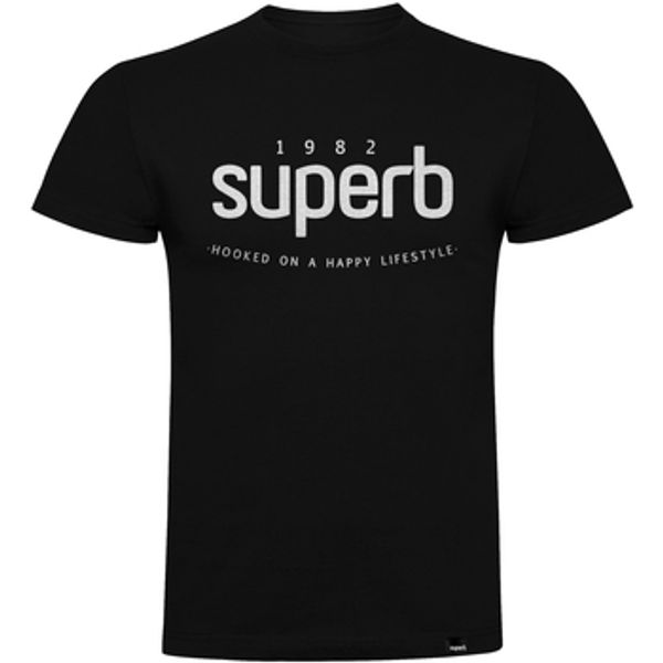 Superb 1982 Superb 1982  Majice kratkih rukava 3000-BLACK  Superb 1982