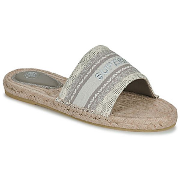 Superdry Superdry  Natikače Mules Compensées Style Espadrille En Toile  Superdry