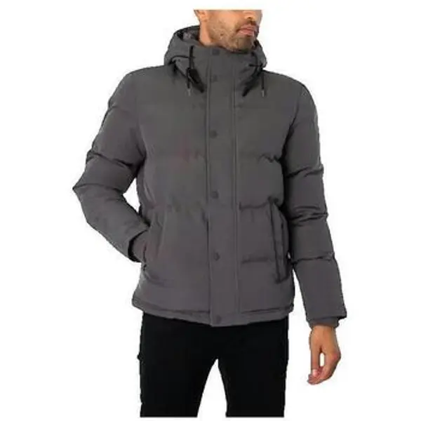 Superdry Superdry  Pernate jakne Doudoune  Everest courte avec capuche gris  Superdry