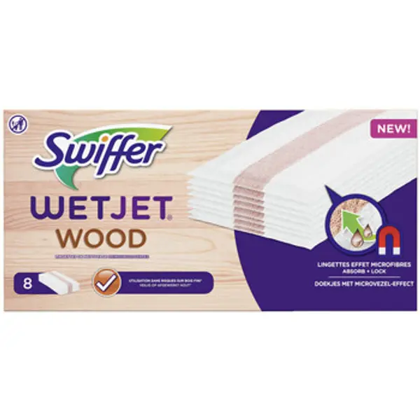 Swiffer Swiffer  Proizvodi za održavanje Wet Jet Wood Microfiber Effect Wipes Refills  Swiffer