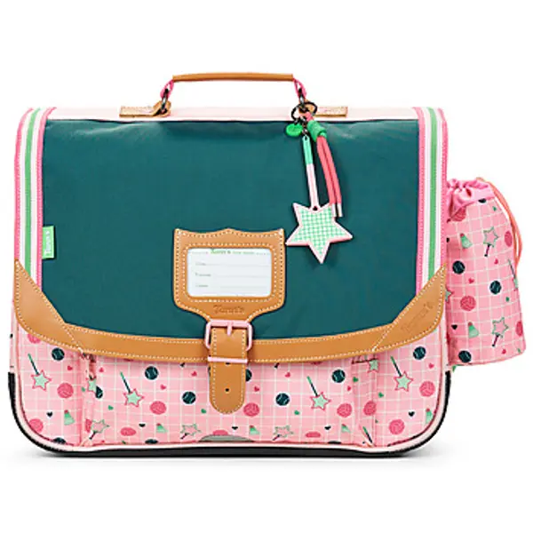 Tann's Tann's  Školske torbe CAROLINE CARTABLE 38 CM POCHE GOURDE  Tann's