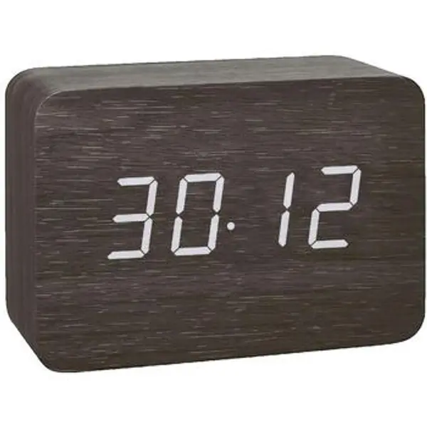 Tfa Tfa  Satovi Réveil  60.2549.01 design minimaliste marron  Tfa
