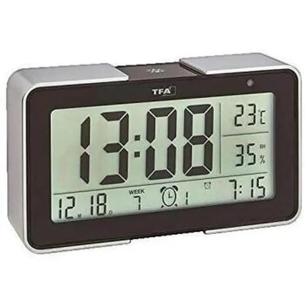 Tfa Tfa  Satovi Réveil numérique  60.2540.01 Melody noir  Tfa