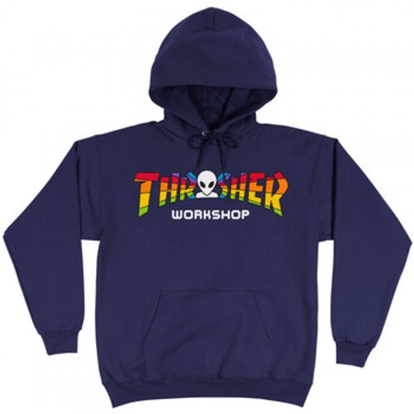 Thrasher Thrasher  Sportske majice Sweat x aws spectrum hood  Thrasher