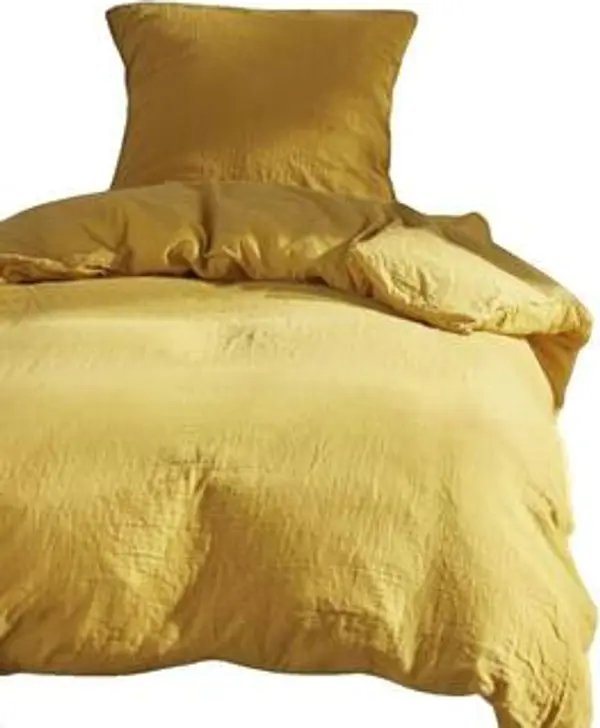Today Today  Posteljina Parure de lit  en gaze de coton ocre  Today