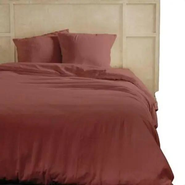Today Today  Posteljina Parure de lit  en gaze de coton terracotta  Today