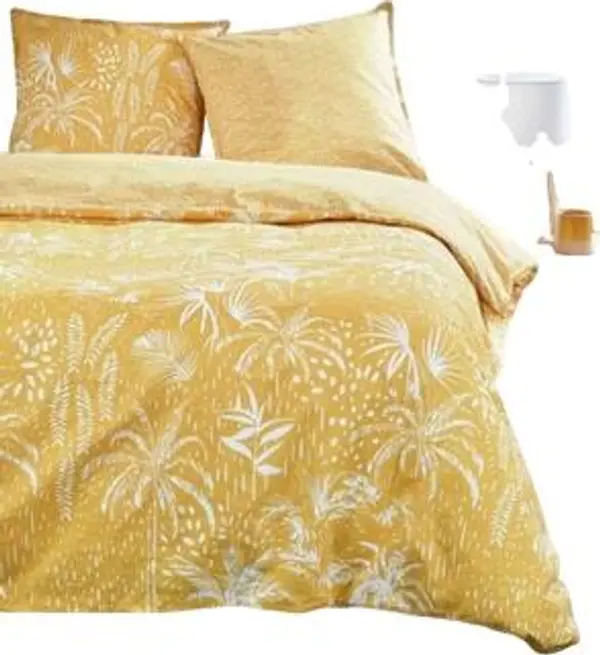 Today Today  Posteljina Parure de lit  Sunshine motif floral bleu  Today