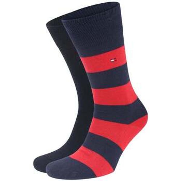 Tommy Hilfiger Tommy Hilfiger  Čarape Two Pack Knitted Rugby Socks Navy Tommy Original  Tommy Hilfiger