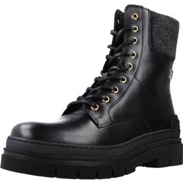 Tommy Hilfiger Tommy Hilfiger  Čizme FEMININE FELT LACE UP BOOTIE  Tommy Hilfiger