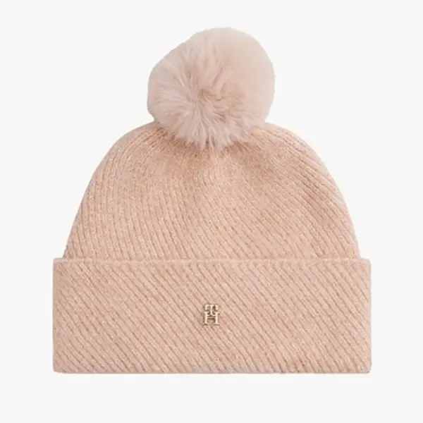 Tommy Hilfiger Tommy Hilfiger  Kape Gorros Mujer Modèle Pom Pom Beanie  Tommy Hilfiger