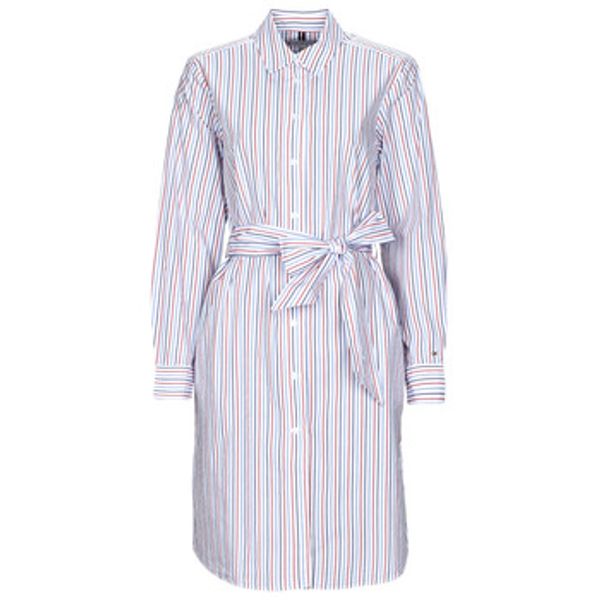 Tommy Hilfiger Tommy Hilfiger  Kratke haljine ORG CO GBL STP KNEE SHIRT DRESS  Tommy Hilfiger