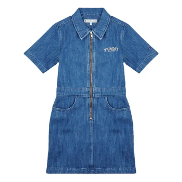 Tommy Hilfiger Tommy Hilfiger  Kratke haljine ZIP SS DRESS WASHED  Tommy Hilfiger