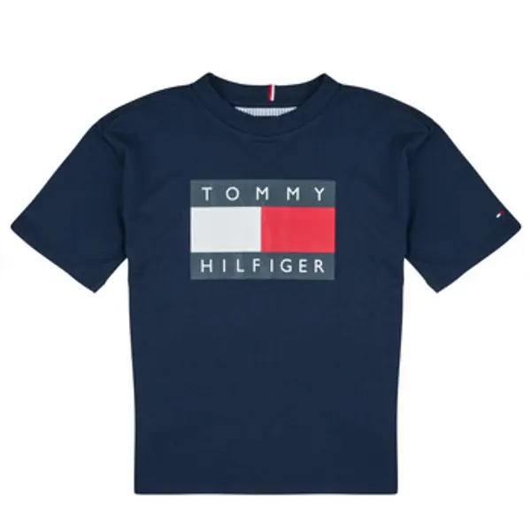 Tommy Hilfiger Tommy Hilfiger  Majice kratkih rukava HERITAGE PRINTED FLAG T-SHIRT  Tommy Hilfiger