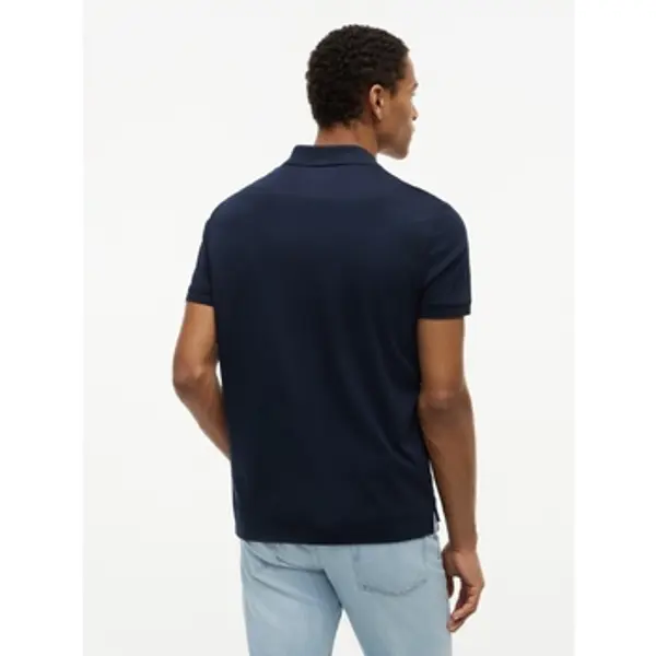 Tommy Hilfiger Tommy Hilfiger  Majice / Polo majice Mw0mw43269 Liquid Cotton Zip Reg Po  Tommy Hilfiger
