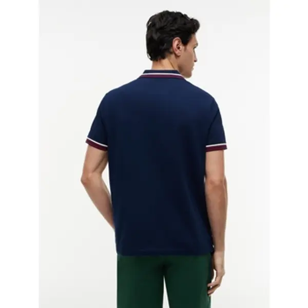 Tommy Hilfiger Tommy Hilfiger  Majice / Polo majice Mw0mw43379 Rwb Collar Cuff Detail P  Tommy Hilfiger
