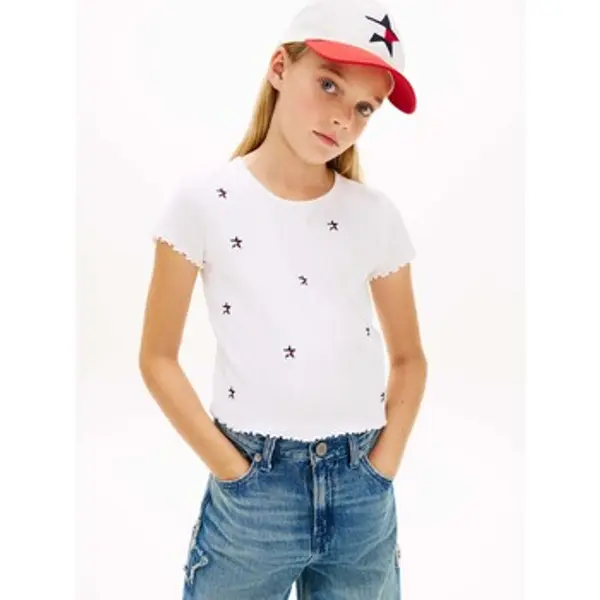 Tommy Hilfiger Tommy Hilfiger  Majice / Polo majice Rib Star Top  Tommy Hilfiger