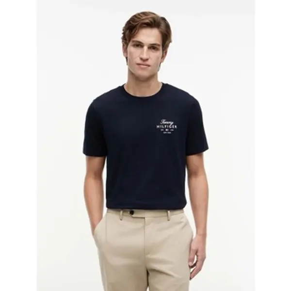 Tommy Hilfiger Tommy Hilfiger  Majice / Polo majice Script Stack Regular  Tommy Hilfiger