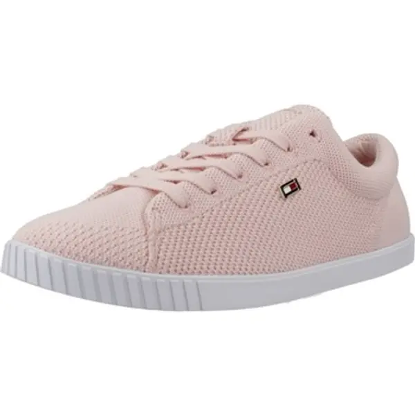 Tommy Hilfiger Tommy Hilfiger  Modne tenisice Sport   Zapatillas Mujer Modèle Flag Lace Up Sneaker Kni  Tommy Hilfiger