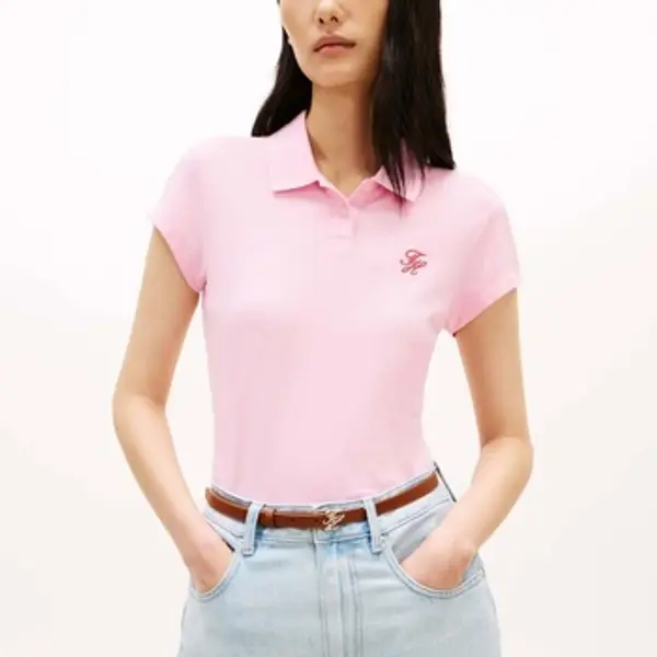 Tommy Hilfiger Tommy Hilfiger  Polo majice kratkih rukava Polos Mujer Modèle Ww0ww49259  Tommy Hilfiger