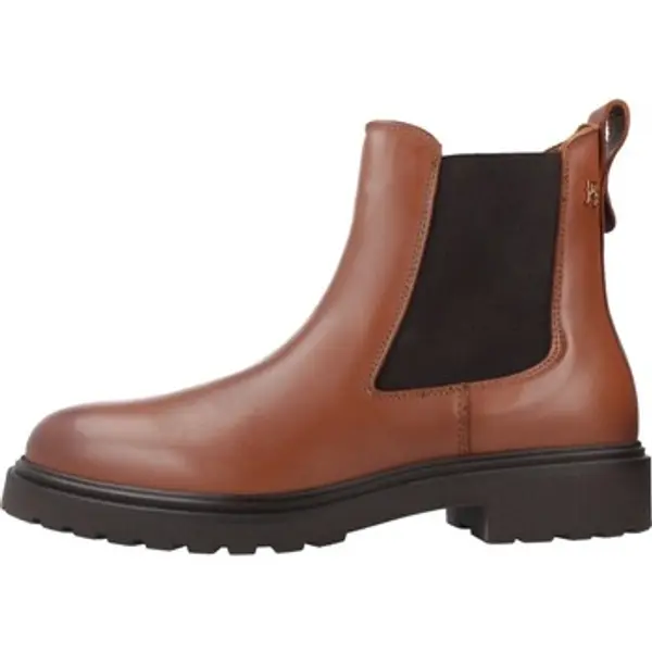 Tommy Hilfiger Tommy Hilfiger  Polučizme Botines Mujer Modèle Th Leather Cleated Chels  Tommy Hilfiger
