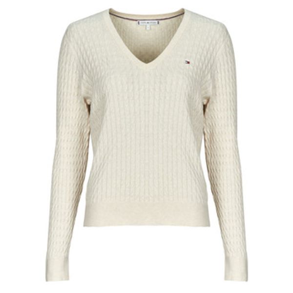 Tommy Hilfiger Tommy Hilfiger  Puloveri CO CABLE FINE GG V-NK LS SWT  Tommy Hilfiger