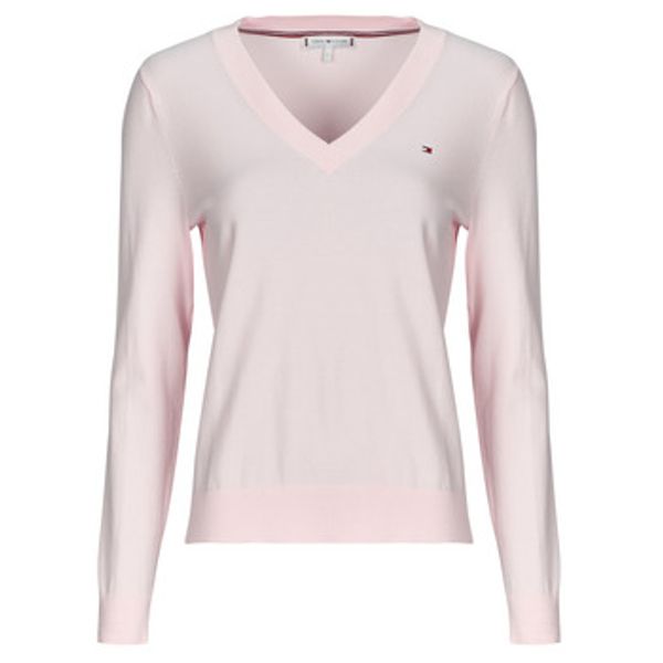 Tommy Hilfiger Tommy Hilfiger  Puloveri CO JERSEY STITCH LS V-NK SWEATER  Tommy Hilfiger