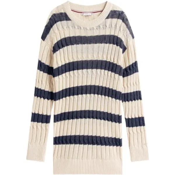 Tommy Hilfiger Tommy Hilfiger  Puloveri LINEN CABLE LS C-NK WW0WW44481  Tommy Hilfiger