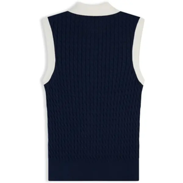 Tommy Hilfiger Tommy Hilfiger  Puloveri Ww0ww50102 Fine Cable Sleeveless Po  Tommy Hilfiger