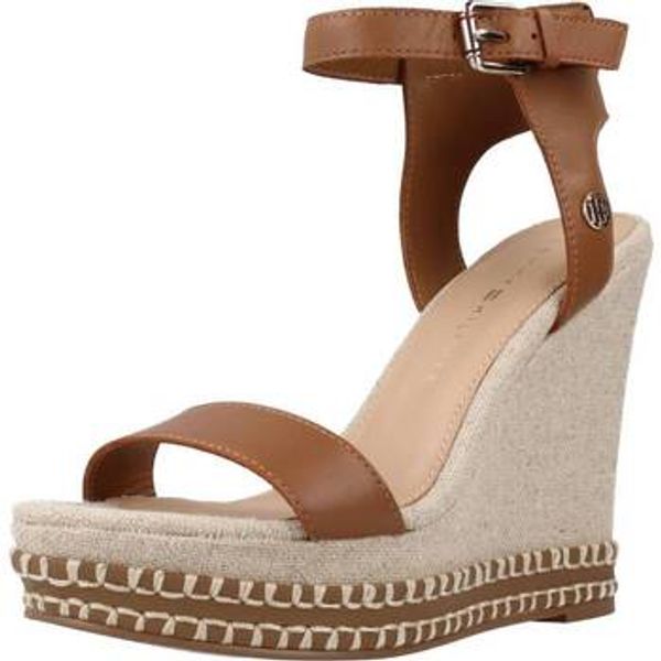 Tommy Hilfiger Tommy Hilfiger  Sandale i polusandale ELEVATED SIGNATURE WEDGE  Tommy Hilfiger