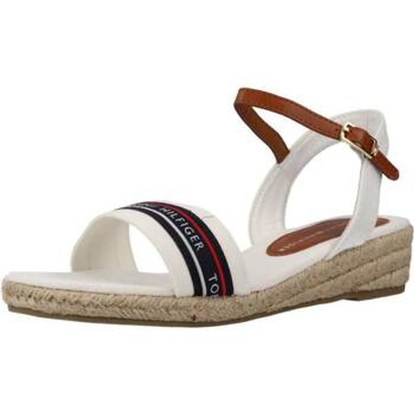 Tommy Hilfiger Tommy Hilfiger  Sandale i polusandale ROPE WEDGE  Tommy Hilfiger