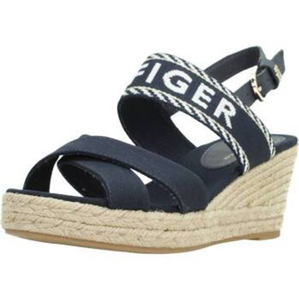 Tommy Hilfiger Tommy Hilfiger  Sandale i polusandale SEASONAL WEBBING MID WED  Tommy Hilfiger