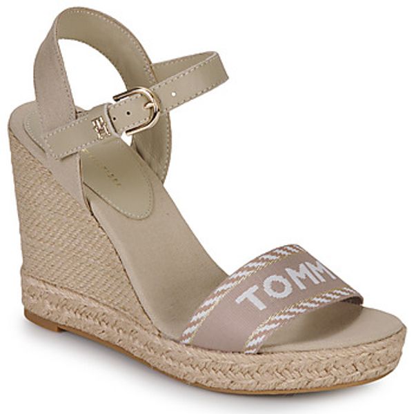 Tommy Hilfiger Tommy Hilfiger  Sandale i polusandale SEASONAL WEBBING WEDGE  Tommy Hilfiger