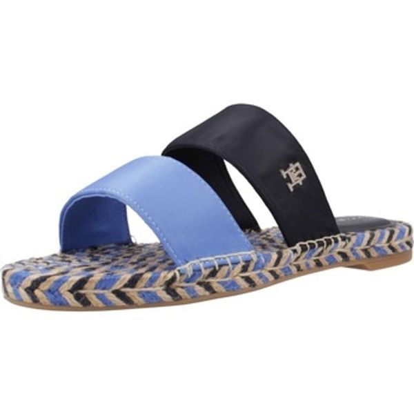 Tommy Hilfiger Tommy Hilfiger  Sandale i polusandale TH SATIN FLAT ESPADRILLE  Tommy Hilfiger