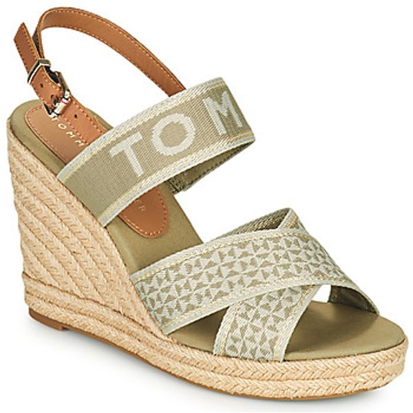 Tommy Hilfiger Tommy Hilfiger  Sandale i polusandale Tommy Webbing High Wedge Sandal  Tommy Hilfiger