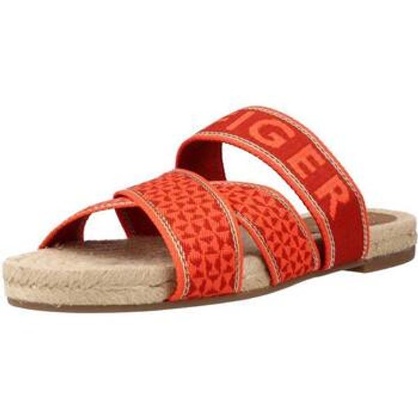 Tommy Hilfiger Tommy Hilfiger  Sandale i polusandale WEBBING FLAT ESPAD  Tommy Hilfiger
